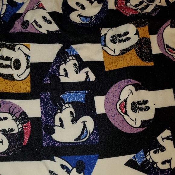 NWT TC2 DISNEY LULAROE LEGGINGS MICKEY AND MINNIE - Picture 2 of 5